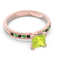 Classic Milgrain Princess Avikala Ring