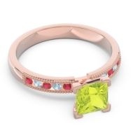 Classic Milgrain Princess Avikala Ring