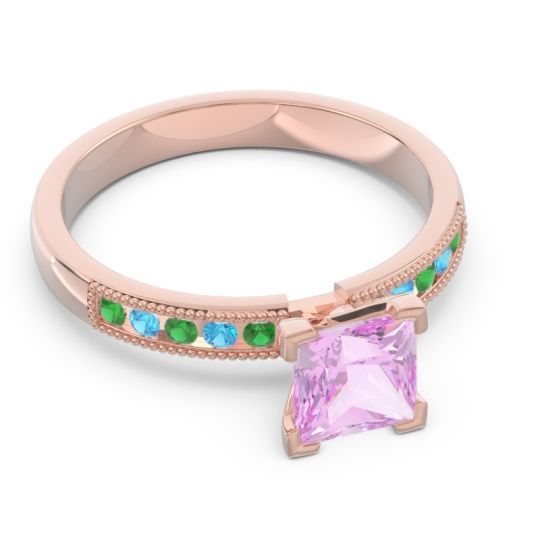 Classic Milgrain Princess Avikala Ring