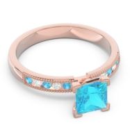 Classic Milgrain Princess Avikala Ring