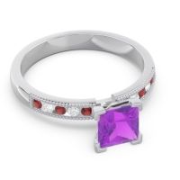 Classic Milgrain Princess Avikala Ring