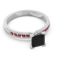 Classic Milgrain Princess Avikala Ring