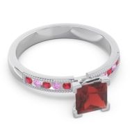 Classic Milgrain Princess Avikala Ring