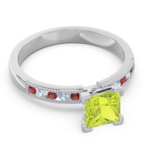 Classic Milgrain Princess Avikala Ring