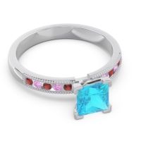 Classic Milgrain Princess Avikala Ring