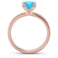 Classic Milgrain Princess Avikala Ring