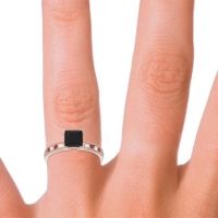 Classic Milgrain Princess Avikala Ring