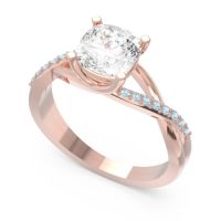 Modern Bypass Cushion Lagna Ring