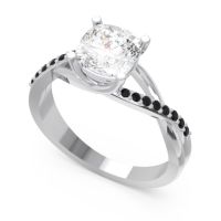 Modern Bypass Cushion Lagna Ring