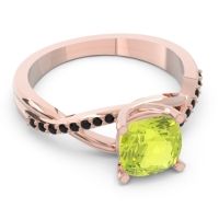 Modern Bypass Cushion Lagna Ring