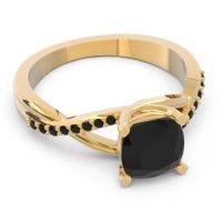 Modern Bypass Cushion Lagna Ring