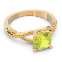 Modern Bypass Cushion Lagna Ring