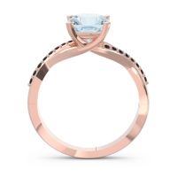 Modern Bypass Cushion Lagna Ring