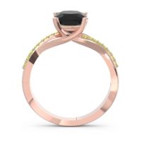 Modern Bypass Cushion Lagna Ring