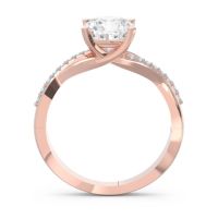 Modern Bypass Cushion Lagna Ring