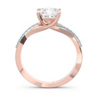 Modern Bypass Cushion Lagna Ring