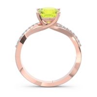 Modern Bypass Cushion Lagna Ring