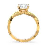 Modern Bypass Cushion Lagna Ring