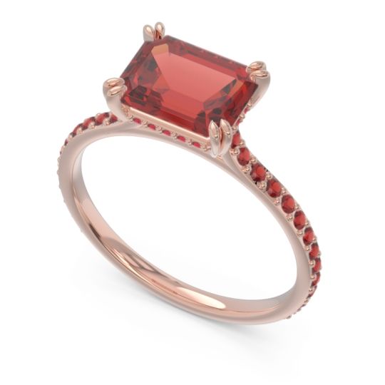 East-West Pave Octagon Luta Ring