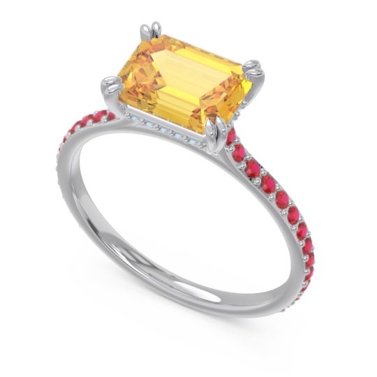 East-West Pave Octagon Luta Ring