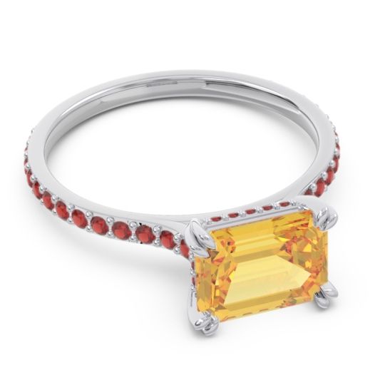 East-West Pave Octagon Luta Ring