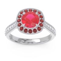 Cathedral Halo Migrain Bahurupaka Ring