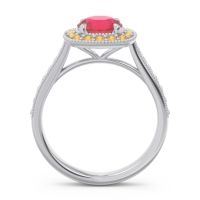 Cathedral Halo Migrain Bahurupaka Ring