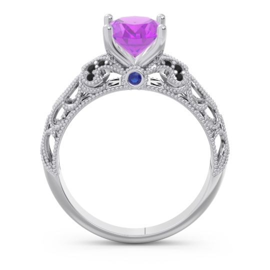 Art Deco Milgrain Oval Vatavat Ring