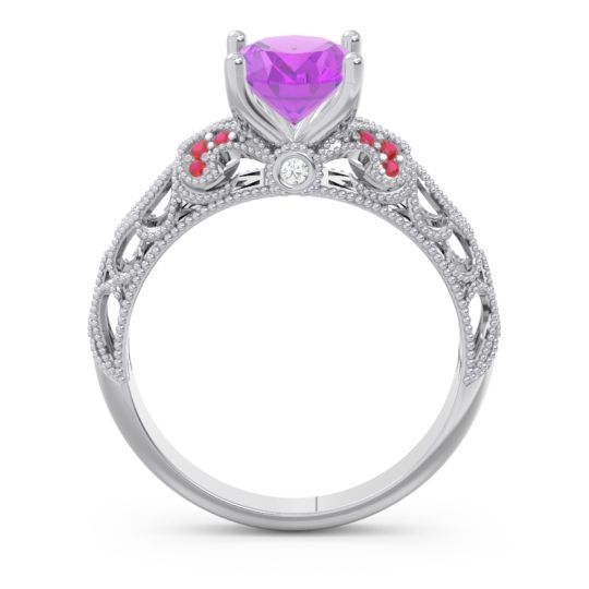 Art Deco Milgrain Oval Vatavat Ring