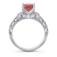 Art Deco Milgrain Oval Vatavat Ring