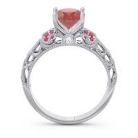 Art Deco Milgrain Oval Vatavat Ring