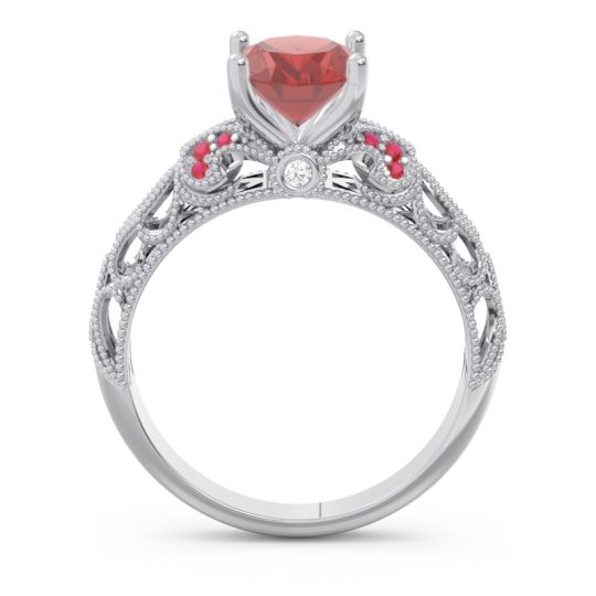 Art Deco Milgrain Oval Vatavat Ring