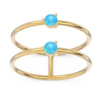 Simple Double Line Anukrta Band