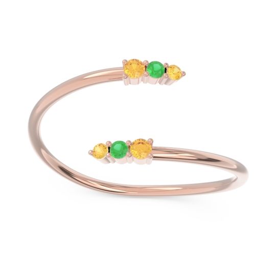 Simple Wrap Pave Svana Band