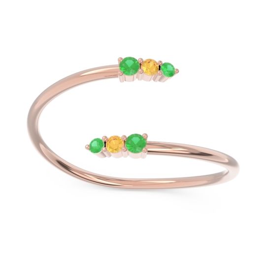 Simple Wrap Pave Svana Band