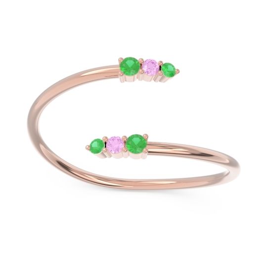 Simple Wrap Pave Svana Band