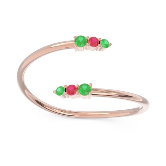 Simple Wrap Pave Svana Band