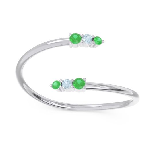 Simple Wrap Pave Svana Band