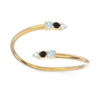 Simple Wrap Pave Svana Band