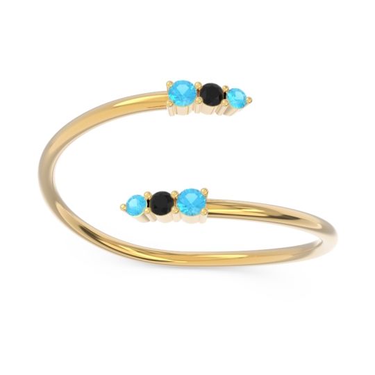 Simple Wrap Pave Svana Band