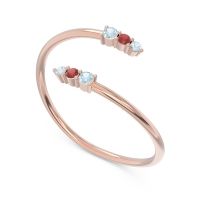 Simple Wrap Pave Svana Band