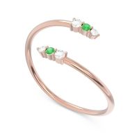 Simple Wrap Pave Svana Band