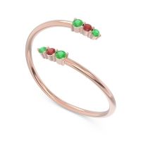 Simple Wrap Pave Svana Band