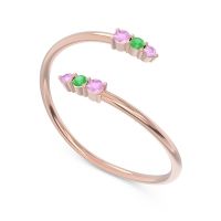 Simple Wrap Pave Svana Band