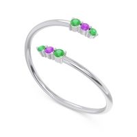 Simple Wrap Pave Svana Band