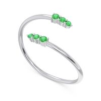 Simple Wrap Pave Svana Band