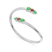 Simple Wrap Pave Svana Band