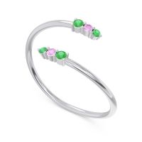 Simple Wrap Pave Svana Band