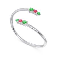 Simple Wrap Pave Svana Band