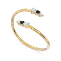 Simple Wrap Pave Svana Band